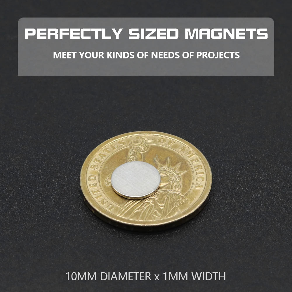 Super Powerful round Neodymium Magnet NdFeB N35 Strong Permanent Magnetic Imans for Refrigerator Various Sizes 2x2/4x2/5x1/6x2/8