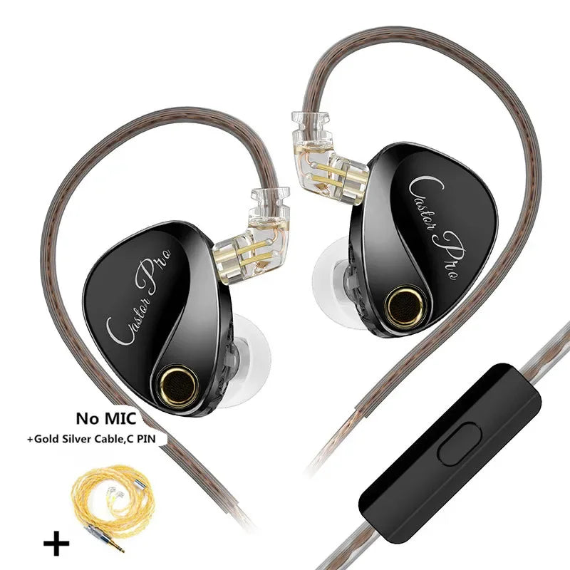 KZ Castor PRO 2DD in Ear HiFi Earphones High-end Tunable Earphones Stets A New Benchmark for Hfi Sound Quality Bass Headsets