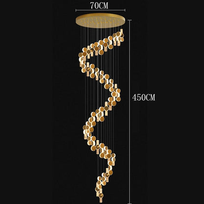 Modern Crystal stair chandelier lights indoor lighting Ceiling lamp hanging light led Chandeliers for living room indoor lightin