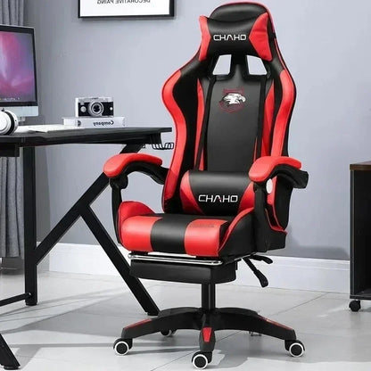 Modern Professional PC Computer Gamer Chair Light Luxury Leather Office Chair Internet Cafe Racing Esports Comfortable Furniture