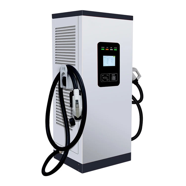 High-Speed 60kW-240kW DC Fast Charging Station, Fast Charging in 30-60 Minutes with CCS, GBT, Chademo, OCPP, and RFID Support