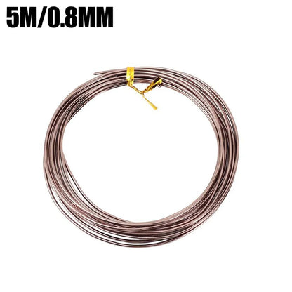 5/20M Bonsai Training Wire Set for Garden Plant Support Aluminum Wire DIY Bonsai Craft Climbing Vine Tree Shaping Gardening Tool