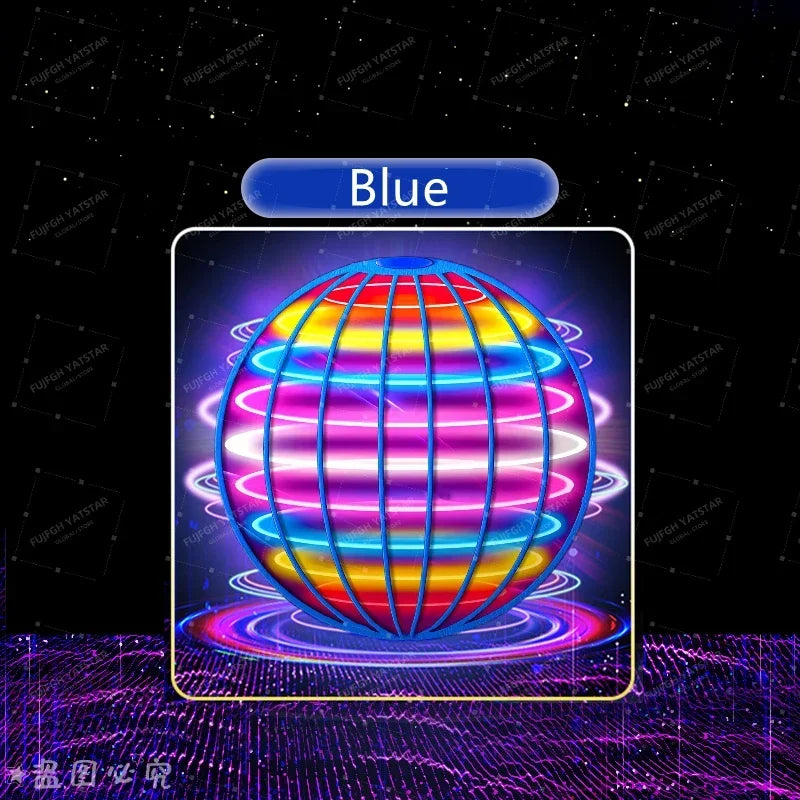 Premium RC Magic Flying Ball Hover Drone with LED Lights, 360° Rotating Gyro Spinner, Outdoor Interactive Toy for Teens & Adults