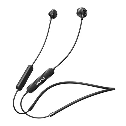 Lenovo Thinkplus SH1 Earphone Bluetooth Wireless Chip HIFI Sound Quality IPX5 Waterproof Sports Headset Magnetic Neckband Earbud