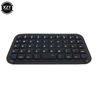 Mini Bluetooth 3.0 Keyboard Rechargeable Slim Travel Size Wireless Keypad Small Portable 49 Keys Keyboard for Tablets Smartphone
