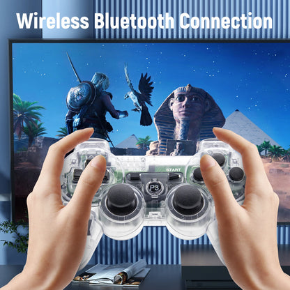 Gamepads For Playstation 3 PS3 Consoles PC/Android TVs /Game Boxes 360°Joysticks Precise Targeting No Deadzone Game Controller