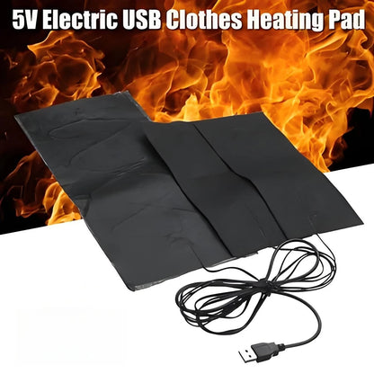 5V Temperature USB High Temperature Heater – Carbon Fiber Far Infrared Heater, Waist & Knee Pad Electric Heater 50℃-60℃