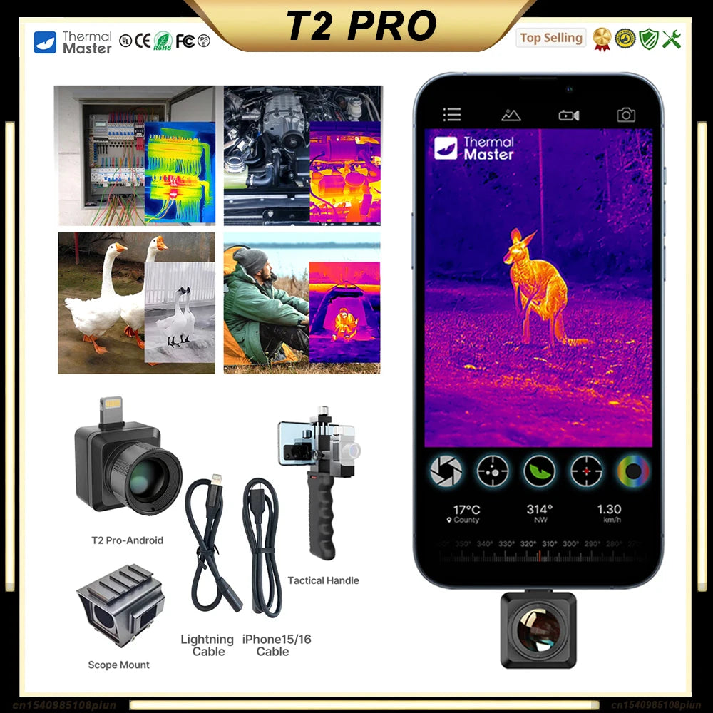 INFIRAY Thermal Master T2 PRO X2 T2 MAX X3 Thermal Camera Hunting Night Vision Thermal Imaging Camera for Phone Thermal Imager