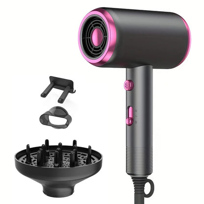5 in 1 Professional Hair Dryer Powerful with Hot and Cold Air Functionality Thermostatic Electric Hair Drye for Smooth Hair Tool