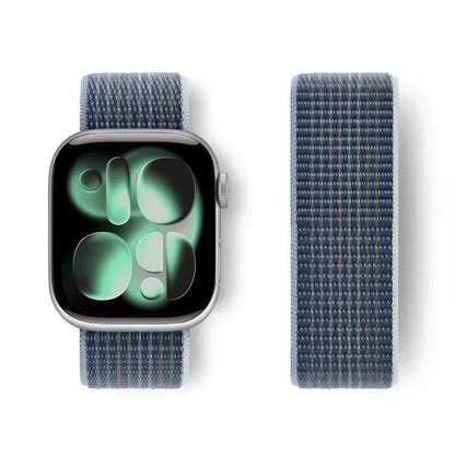 Nylon Loop for Apple Watch Band S11 46mm 40mm 44mm 45mm 42mm 41mm 49mm Smart Belt Bracelet for IWatch 11/10/9/8/7/6/SE/5/4 Strap