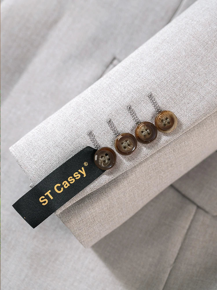 Turkish Style High Quality Men Suits 3 Piece Set Elegant Slim Fit Formal Office and Leisure Banquet Groomsman Set Groom's Suit