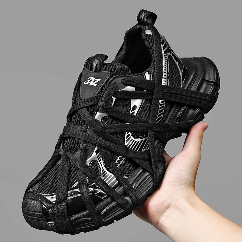 2025 High Quality New Men's Women's Shoes Summer Breathable Running Comfortable Sports Mesh Couple Dad Shoes Male Fashion Shoe