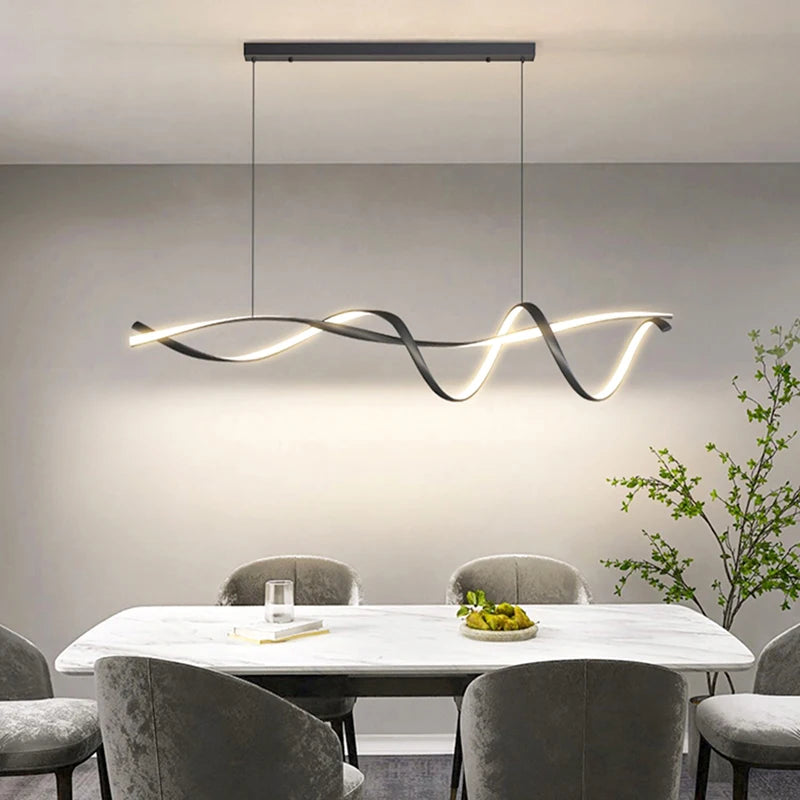 Modern Glass Home Decor LED Lights Pendant Light Lamps for Living Room Chandeliers for Dining Room Hanging Light Indoor Lighting