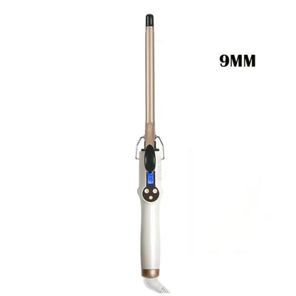 Electric Professional Ceramic Hair Curler LED Curling Iron Roller Curls Wand Waver Hair Straightener Styling Tool 9mm-38mm