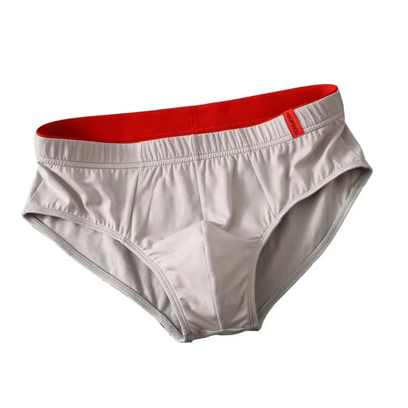 Men's ice briefs briefs Men's sensible pouch sports wicking sweat breathable mid-waist shorts