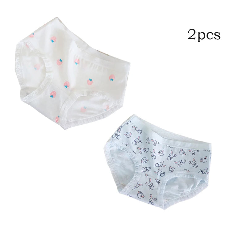 Teenage Triangle Panties Kids Solid White Underwear Pants Pure Cotton Breathable Underpants Child Girls Briefs For 7-16 Years