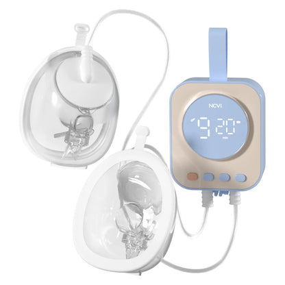 NCVI 2025 Hands Free Wearable Breast Pump,Combined with Strong Motor and Wearable Cups, 4 Modes 9 Levels, 21/24/28mm, Low Noise
