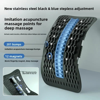 Best-seller 12Magnets Lumbar Vertebrae Relaxer Humpback Correction Shaping Back Stretcher Back Pain Relief Stretching Massager