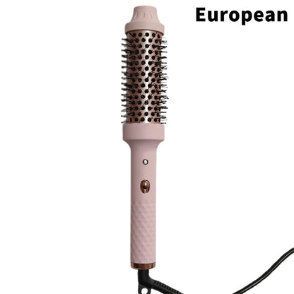 2 In 1 Hair Comb Ionic Hair Curler Hair Straightener Professional Curling Iron Heated Hair Styling Brush