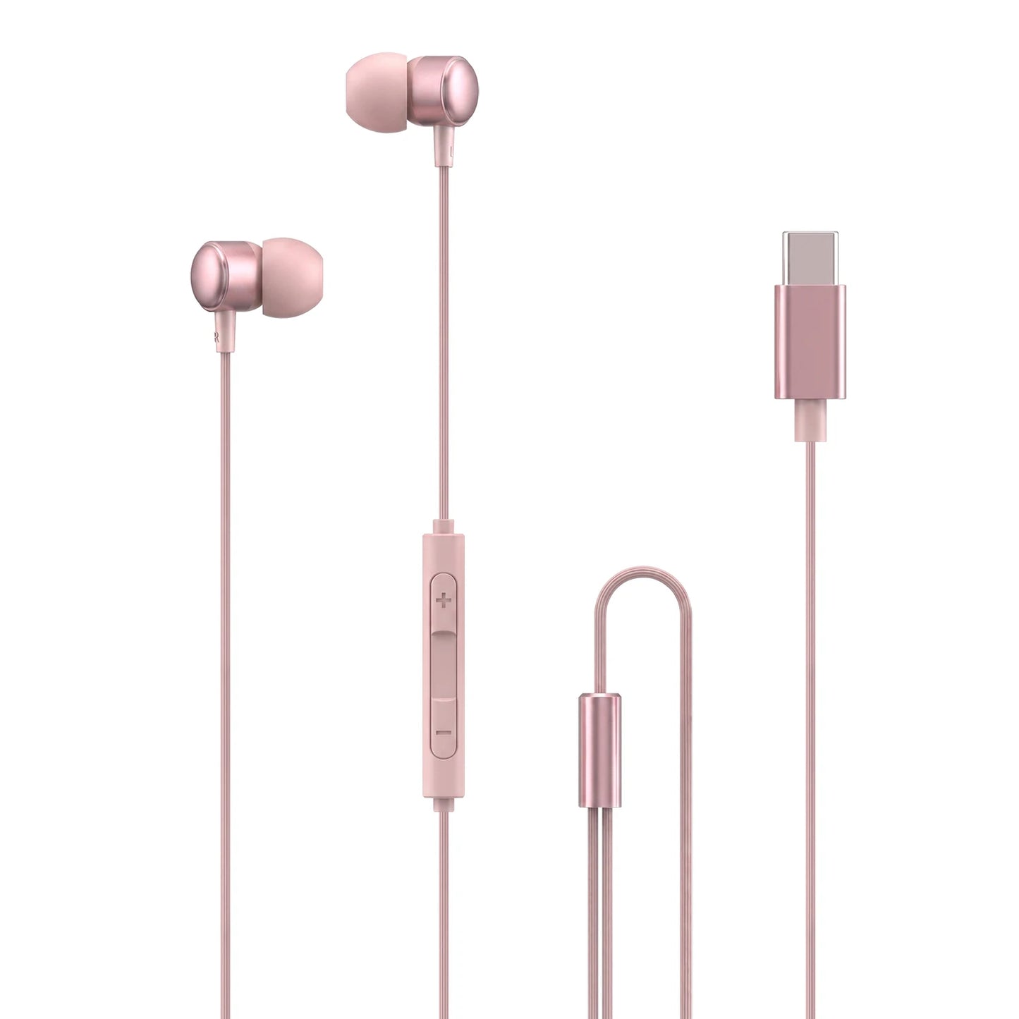 Noise Reduction Wired Headphones Type C Wired Earphones With HD Mic Earbuds For Xiaomi Realme Samsung Galaxy S25 S24 S23 S22 S21