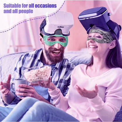 VR Eye Mask Cover For Meta Quest 3/Oculus Quest 2 Breathable Sweat Band Padding With Virtual Reality Headsets Accessories