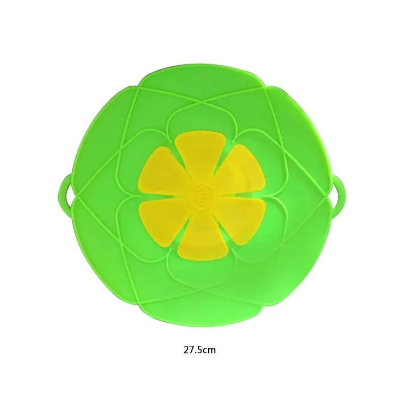 1pc Silicone Spill Proof Pot Lid Kitchen High Temperature Resistant Splash Proof and Splash Proof Silicone Lid Kitchen Tool