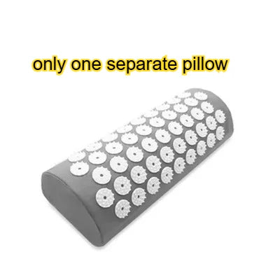 Acupressure Mat Massage Mat Pillow Set Applicator for Neck Foot Yoga Mat with Needle Back Cushion