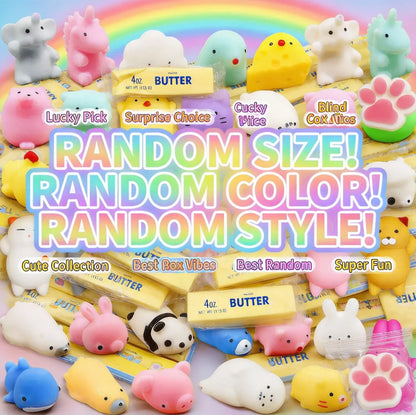 Squeeze Blind Box Cute Random Soft Squishy Mysterious Toy Fun Surprise Sensory Stress-Relief Soft Cute Squishy Stress Relief Toy