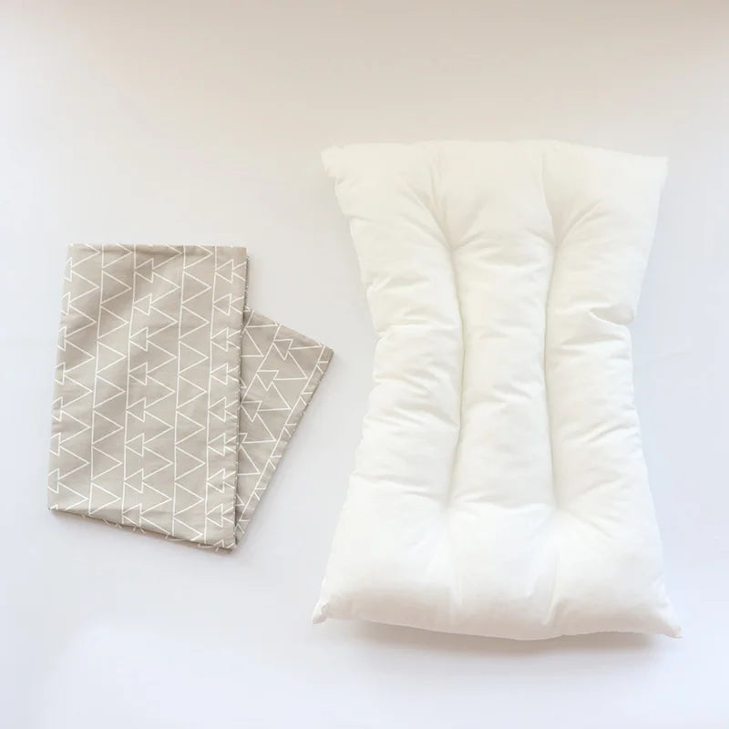 Kids Pillow with Pillowcase Set For Toddler Infant Soft Children Sleeping Pillow Core Cover for Baby Nursery Crib Travel 30x50cm