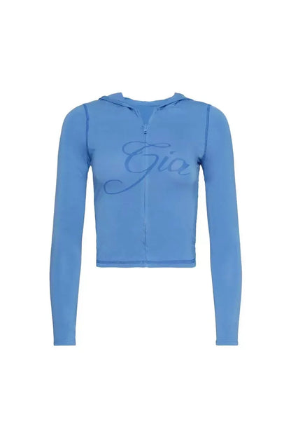 Gia Straight Shoulder Slim Letter Print Slim Hooded Zipper Short Jacket Sports Casual Pants Set