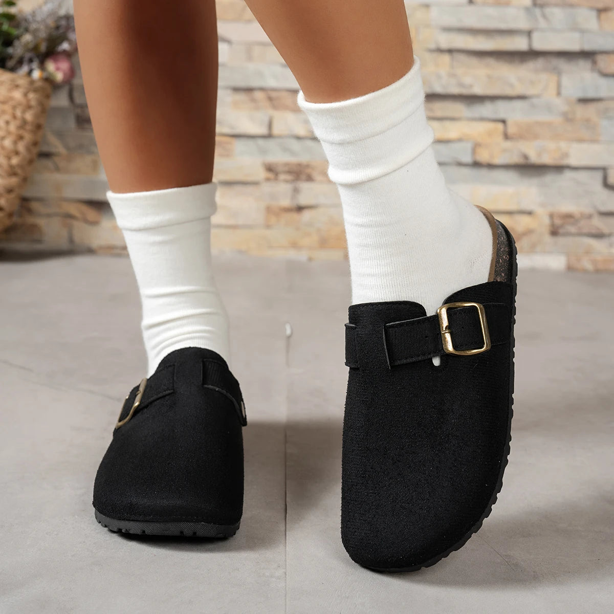 Spring and Autumn Elegant Baotou Sexy Flat Casual Shoes Fashionable Best Selling New Comfortable Plus Size Women's Shoes