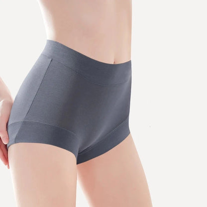 M-4XL Women's Cotton Boxer Panties Graphene Antibacterial Boxer Briefs High Waist Abdominal Boxer Knickers Sexy Safety Shorts