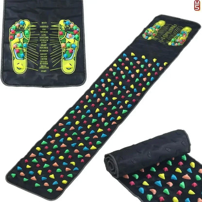 Premium Foot Massage Pad with Finger Pressure Plate and Imitation Goose Soft Stone Road - Relieve Pain and Soothe Tired Feet