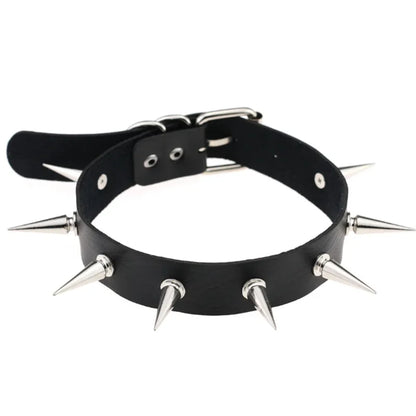 1pc Harajuku Gothic Spike Rivet Star Necklaces Collares Hip Hop Rock