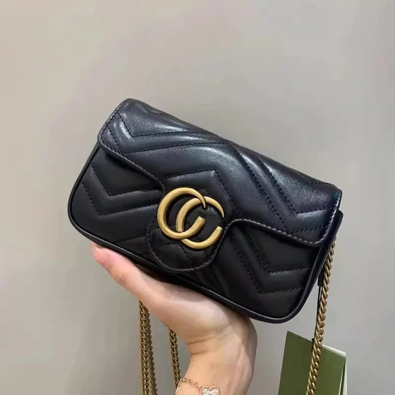 Women's bag Women's Xiaoxiangfeng bag Rhombus chain bag Trendy and versatile high-end small bag One shoulder messenger bag