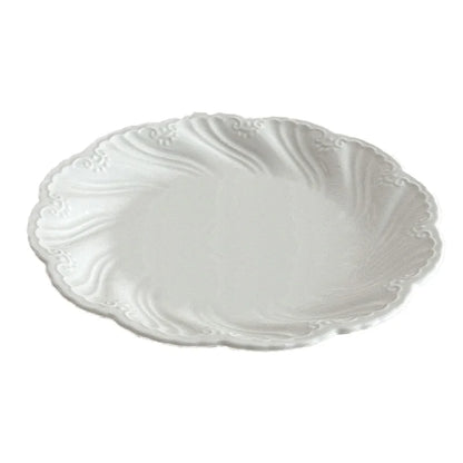New French Minimalist Style High Temperature Fired Ceramics Plates Dinner Sets Stem-Dish Rice Fruit Bowl Salad Plate Tableware
