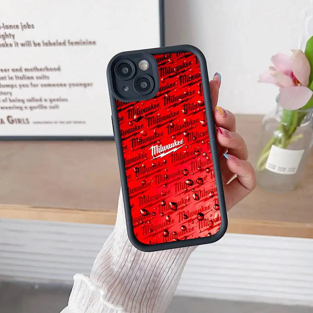 Fashion Phone Case for M-Milwaukees IPhone 17 16e 16 15 14 13 12 11 Air Pro Max Mini XR XS X 7 8 6 6s Plus Soft TPU Back Cover