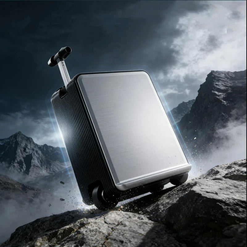 Carry-on Luggage Lightweight Rideable Electric Suitcase Multi-function Password Travel Business Trip Trolley