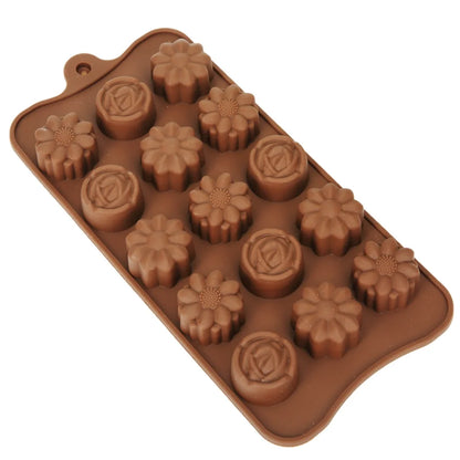Silicone Chocolate Molds, Non-Stick Candy Molds for Making Bite Size Chocolates, Candies, Truffles, Gummies, Jelly