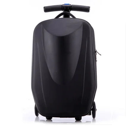 Adult Folding Business Trolley Case Design Cool Travel Suitcase Trip Cabin Skateboard Scooter Kids Riding Luggage Carrier Unisex