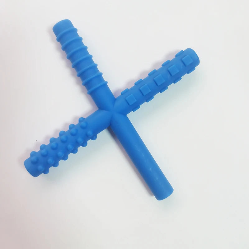 X Shape Teether Kids Speech Therapy Teeth Massager Adults Child Chewing Tool Muscle Rehabilitation Training