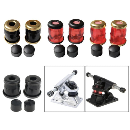 PU Skateboard Truck Bushings Soft Replacement Cylinder Conical Bushing Set for Skate Truck Upgrade