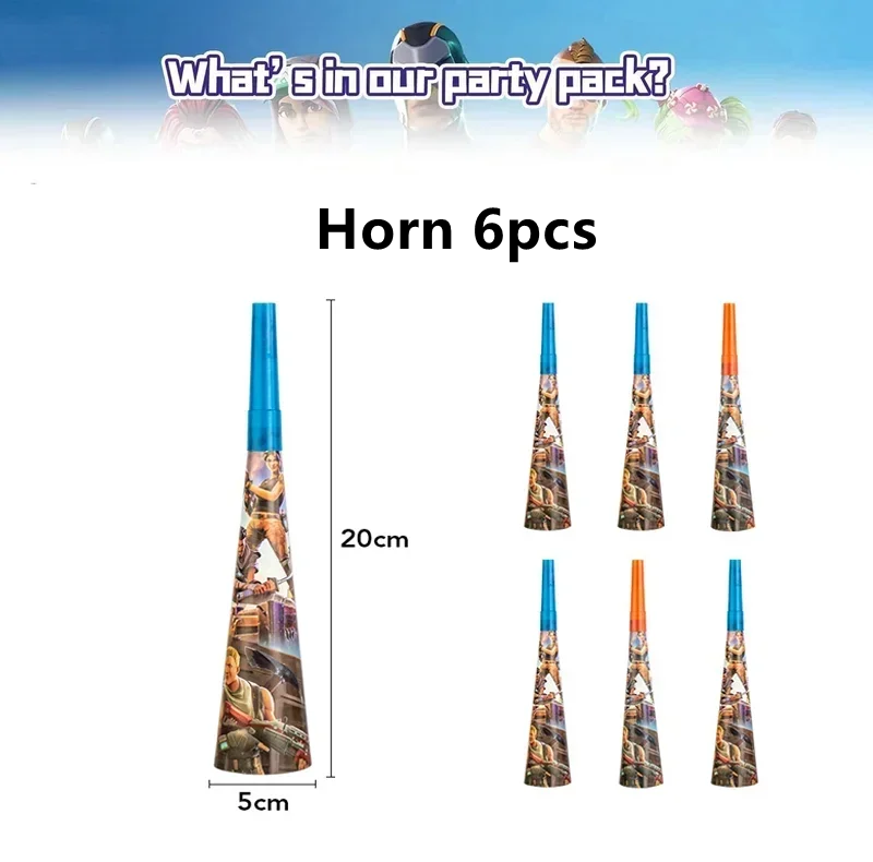 Fortnite Balloons Happy Birthday Banner Shooting Game Party Decoration Alpaca Llama Disposable Tableware Background Cake Topper