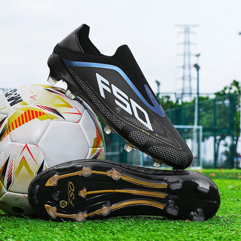 New Men Football Boots Non-Slip Boys Sneakers Soccer Shoes Grass Cleats High-quality Match Outdoor Hot-selling High-top Light
