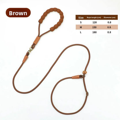 P rope for walking dogs, traction rope for going out,dog training special dog chain, large, medium and small dogs