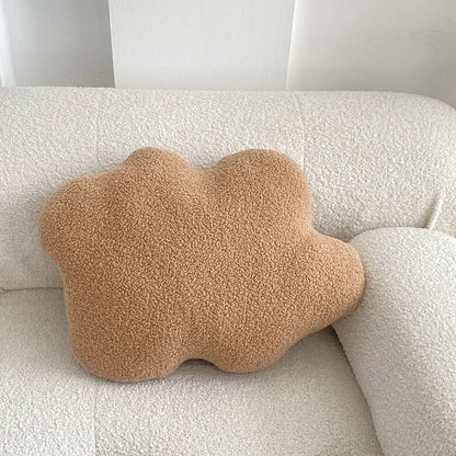 Personalized Name Lambswool Baby Pillow Cloud Shape Home Decor Sofa Decorative Cushion Throw Pillow Car Seat Chair Bed Couch