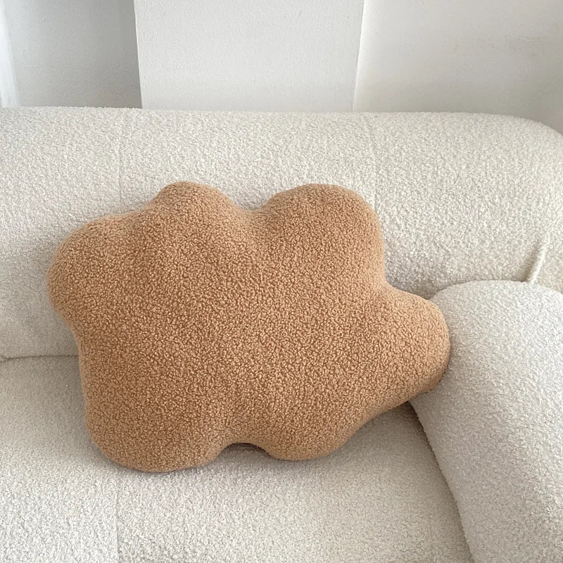 Personalized Name Lambswool Baby Pillow Cloud Shape Home Decor Sofa Decorative Cushion Throw Pillow Car Seat Chair Bed Couch