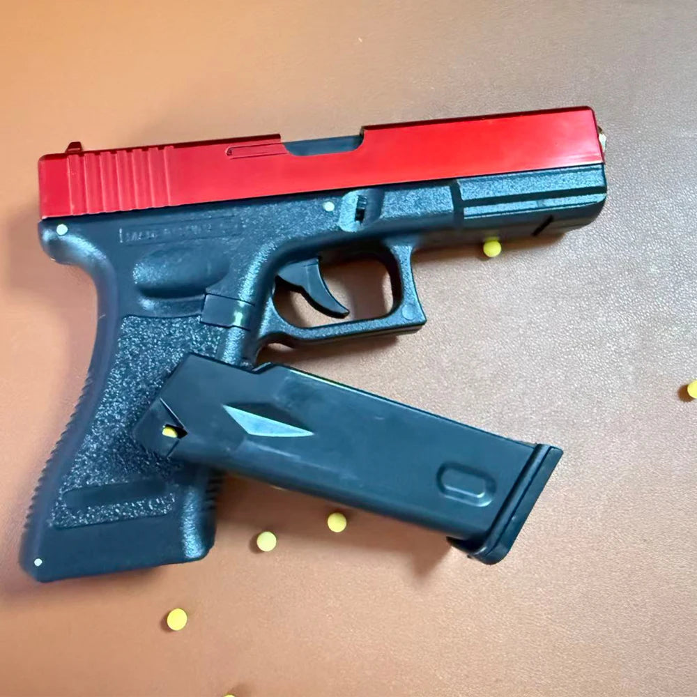 G18 Manual Bb Bullet Launcher - Realistic Design With Spare Magazine, Perfect For Outdoor Team Games