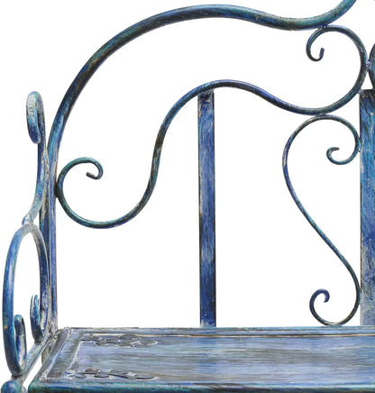 Outdoor Plant Stand,  4-Tier Metal Plant Stand Baker’s Rack, Decorative Patio Garden Storage
