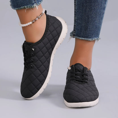 Spring new women's sports shoes, fashionable, breathable, lightweight, non-slip, wear-resistant, casual sports shoes, flat shoes